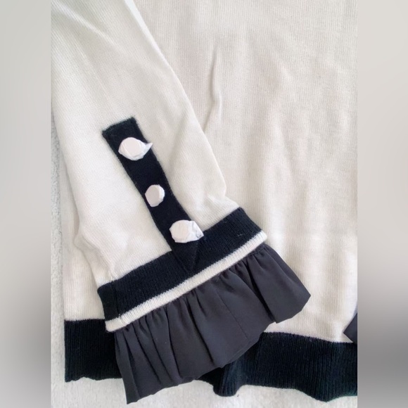 NWT $440 Alice and Olivia Justina Combo Sweater - Picture 8 of 8